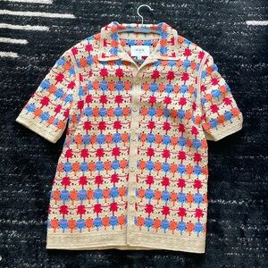 Wax London Porto Short Sleeve Button Down Shirt